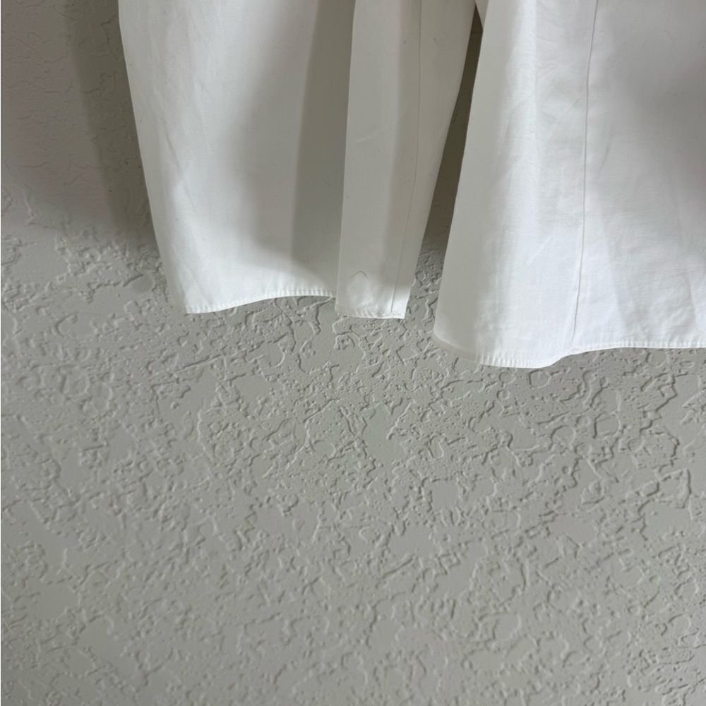 Vince White Square Neck Blouse Size 8 - Picture 4 of 14